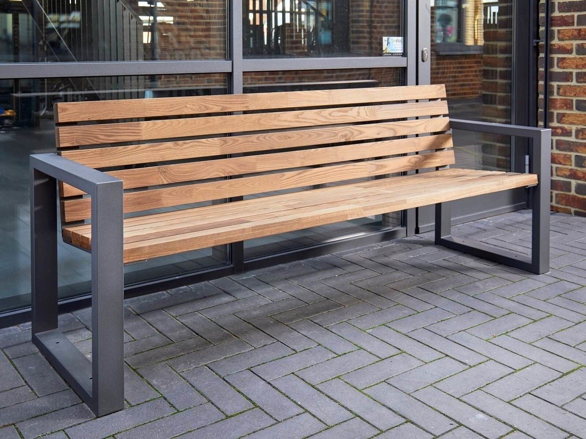 Gartenbank mit Lehne kaufen | individuell nach Maß