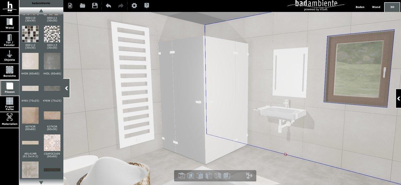 3D Badplaner Viplan bei BadAmbiente
