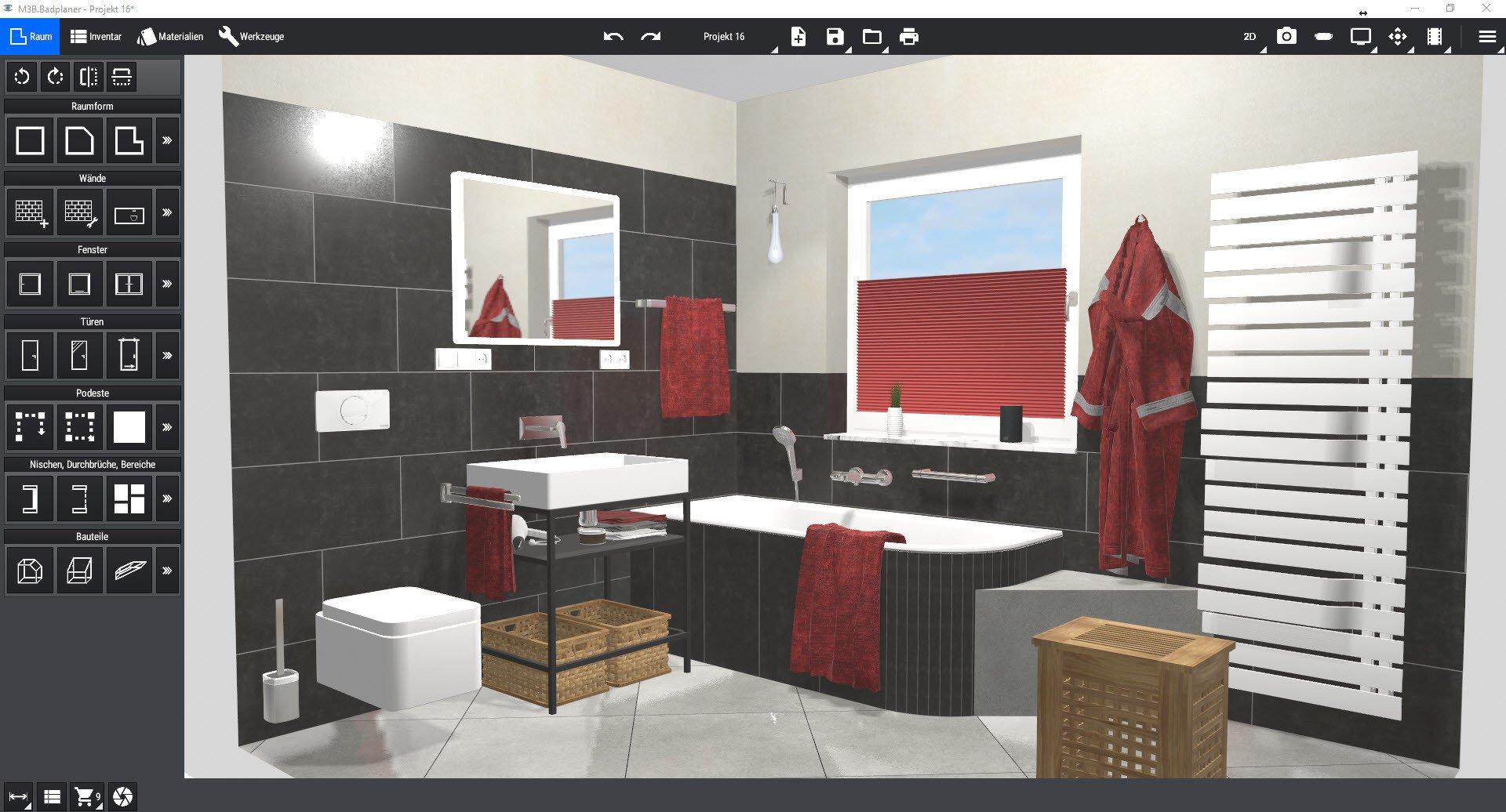 M3B Profibadplaner 3D Ansicht