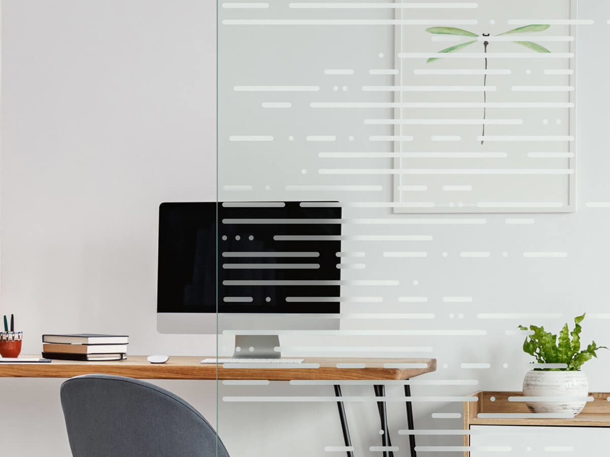 Trennwand-mit-Motivglas-Matrix-2