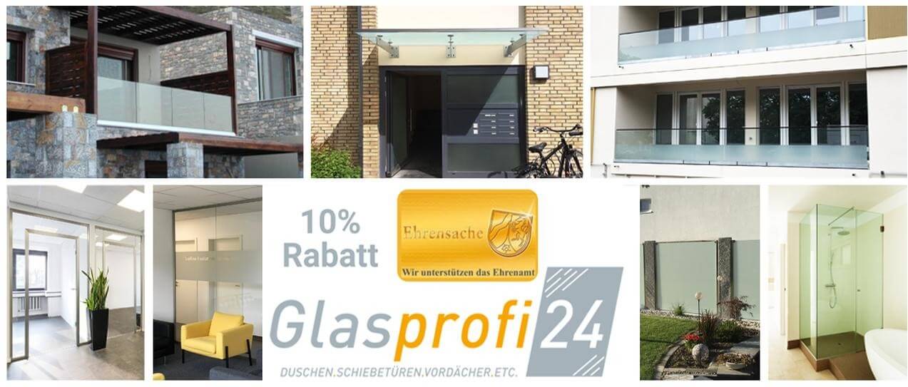 Glasprofi24 unterstützt die Ehrenamtler mit 10% Rabatt